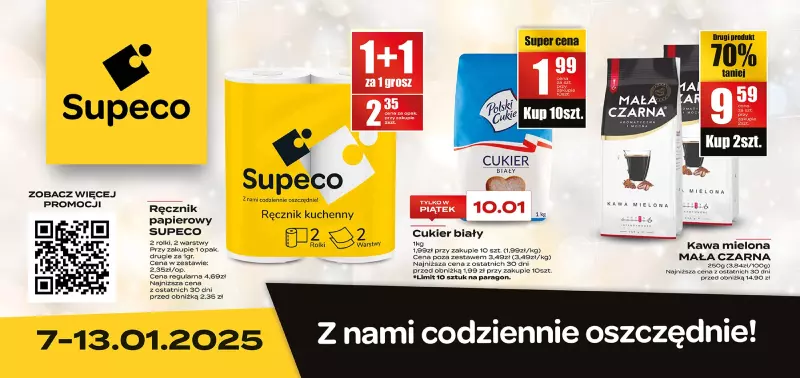 Supeco - gazetka promocyjna Billboard od wtorku 07.01 do poniedziałku 13.01