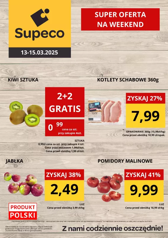 Supeco - gazetka promocyjna Weekendówka od czwartku 13.03 do soboty 15.03