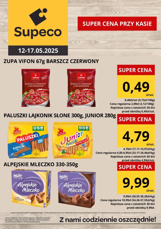 Supeco - gazetka promocyjna Oferta tygodnia od poniedziałku 12.05 do soboty 17.05 - strona 3