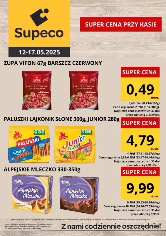 Supeco - gazetka promocyjna Oferta tygodnia od poniedziałku 12.05 do soboty 17.05 - strona 3