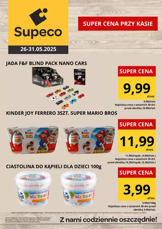 Supeco - gazetka promocyjna Oferta tygodnia od poniedziałku 26.05 do soboty 31.05 - strona 3
