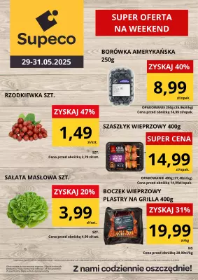 Supeco - gazetka promocyjna Weekendówka od czwartku 29.05 do soboty 31.05