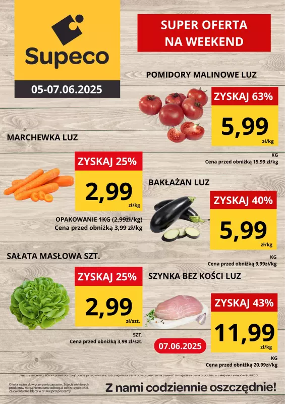 Supeco - gazetka promocyjna Super oferta na weekend  