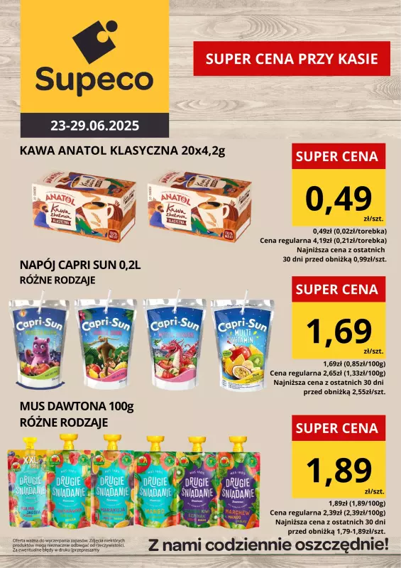 Supeco - gazetka promocyjna Oferta tygodnia od poniedziałku 23.06 do niedzieli 29.06 - strona 3