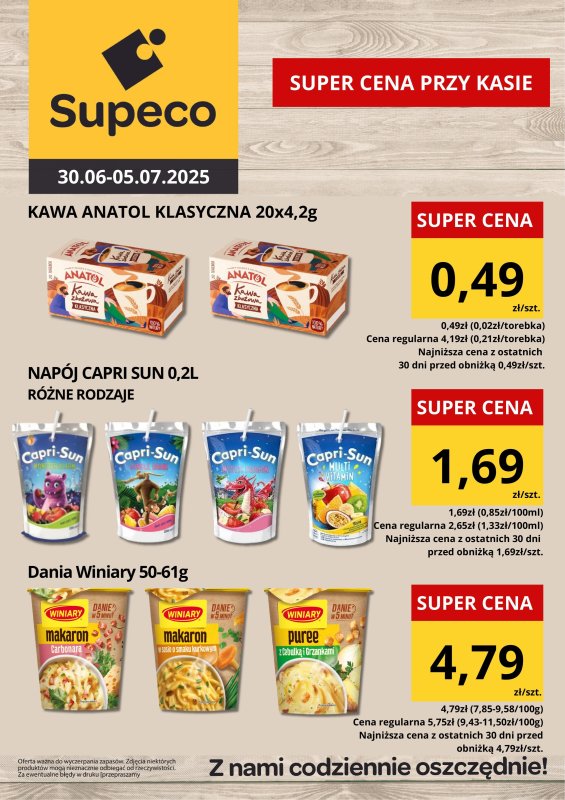 Supeco - gazetka promocyjna Oferta Tygodnia od poniedziałku 30.06 do soboty 05.07 - strona 3