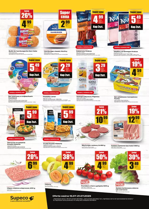 Supeco - gazetka promocyjna Targ świeżości od wtorku 15.07 do poniedziałku 21.07 - strona 2