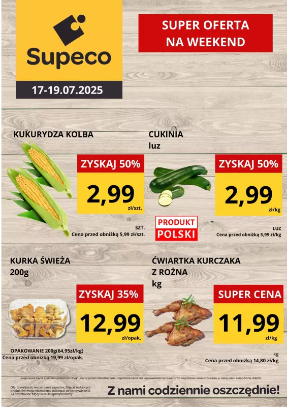 Supeco - gazetka promocyjna Weekendówka  