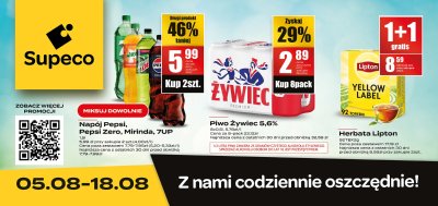 Supeco - gazetka promocyjna Billboard od wtorku 05.08 do poniedziałku 18.08