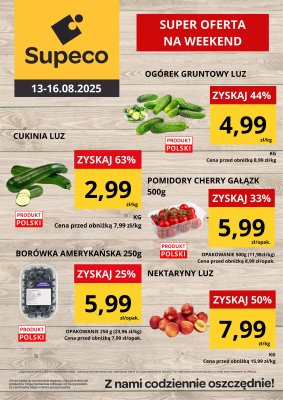Supeco - gazetka promocyjna Weekendówka  do soboty 16.08