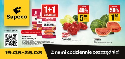 Supeco - gazetka promocyjna Billboard od wtorku 19.08 do poniedziałku 25.08