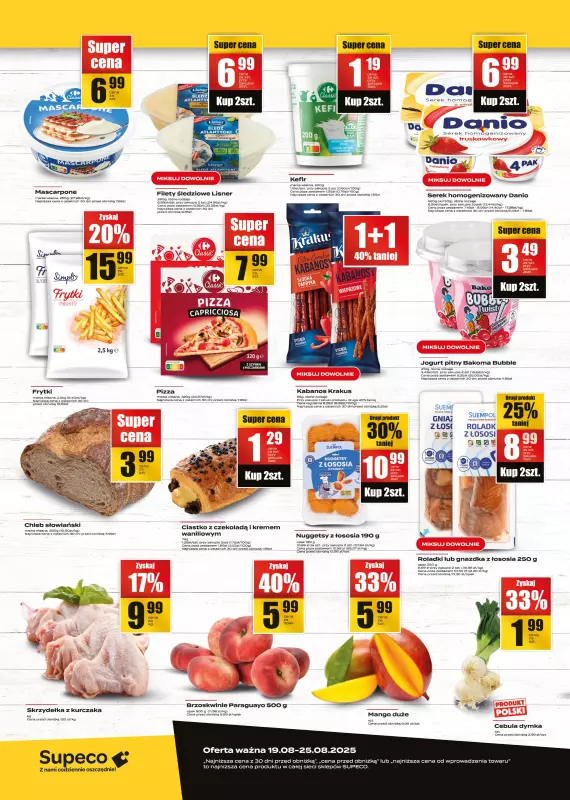 Supeco - gazetka promocyjna Targ Świeżości od wtorku 19.08 do poniedziałku 25.08 - strona 2