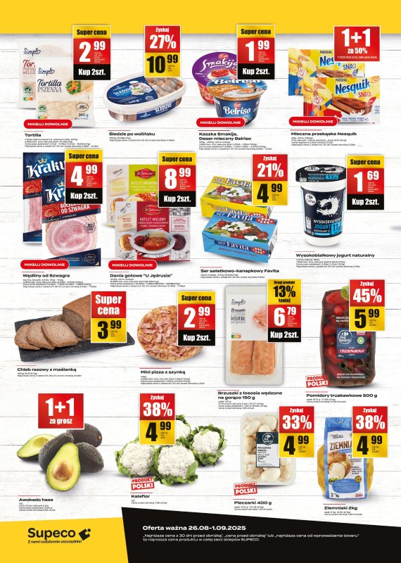 Supeco - gazetka promocyjna Targ świeżości od wtorku 26.08 do poniedziałku 01.09 - strona 2