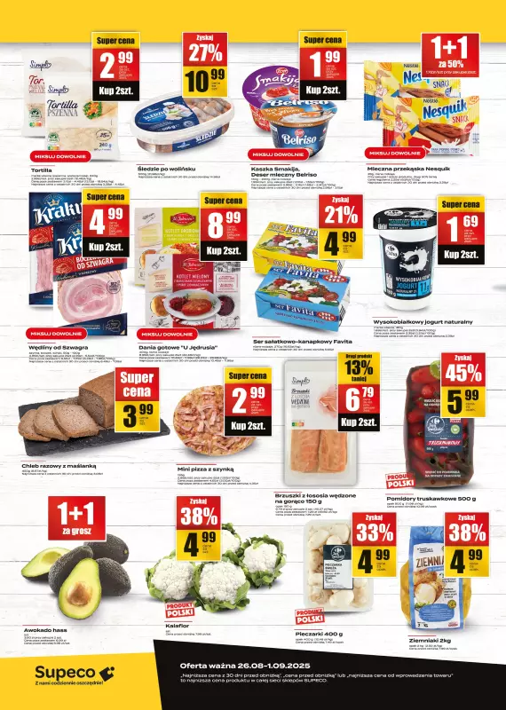 Supeco - gazetka promocyjna Targ świeżości od wtorku 26.08 do poniedziałku 01.09 - strona 2