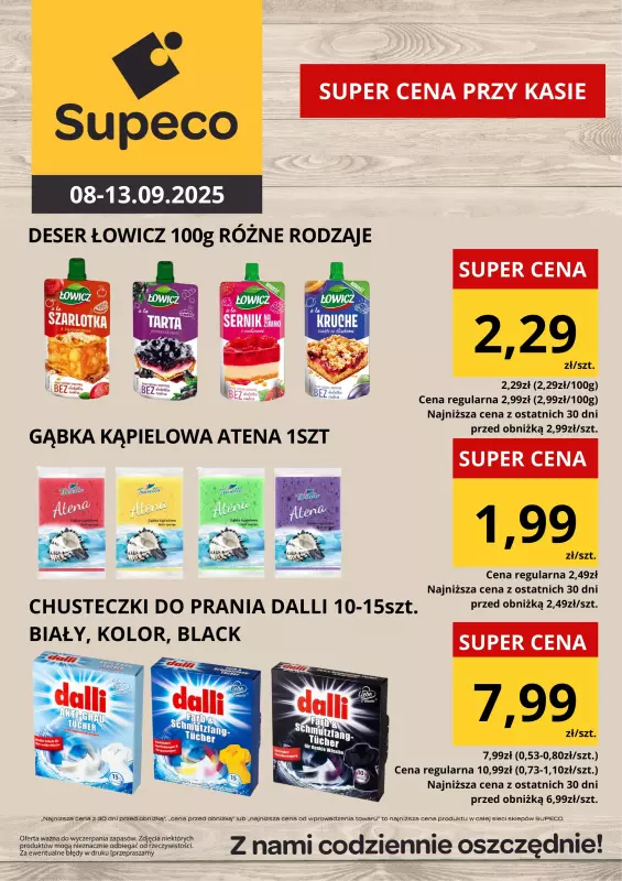 Supeco - gazetka promocyjna Oferta tygodnia od poniedziałku 08.09 do soboty 13.09 - strona 3