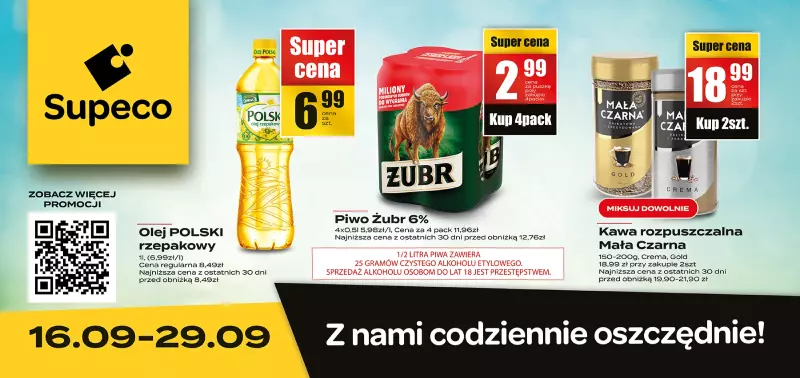 Supeco - gazetka promocyjna BLB od wtorku 16.09 do poniedziałku 29.09