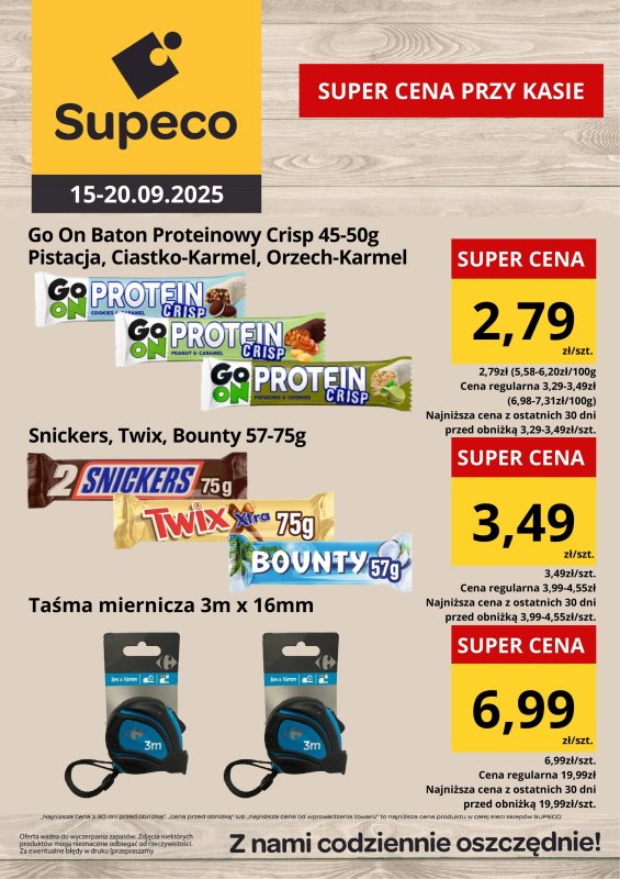 Supeco - gazetka promocyjna Oferta tygodnia od poniedziałku 15.09 do soboty 20.09 - strona 3