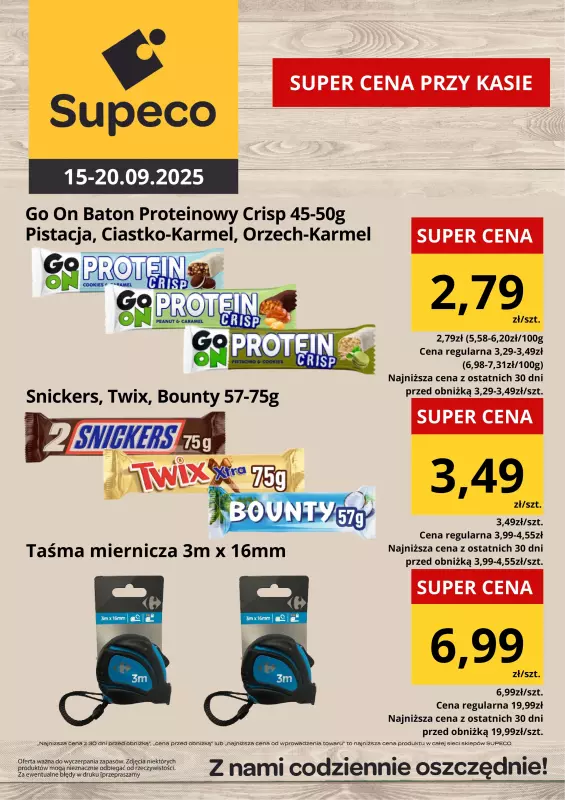 Supeco - gazetka promocyjna Oferta tygodnia od poniedziałku 15.09 do soboty 20.09 - strona 3
