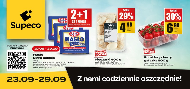 Supeco - gazetka promocyjna BLB od wtorku 23.09 do poniedziałku 29.09