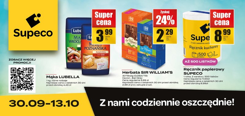 Supeco - gazetka promocyjna BLB od wtorku 30.09 do poniedziałku 13.10