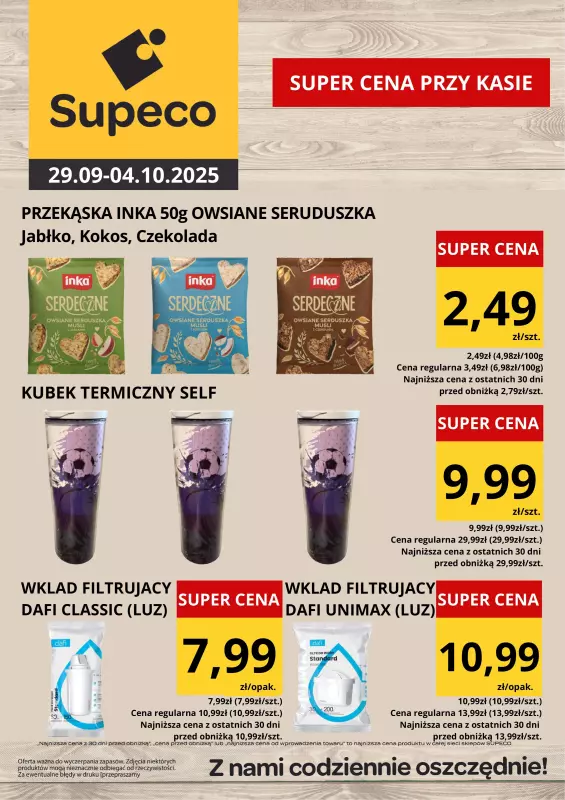 Supeco - gazetka promocyjna Oferta tygodnia od poniedziałku 29.09 do soboty 04.10 - strona 3