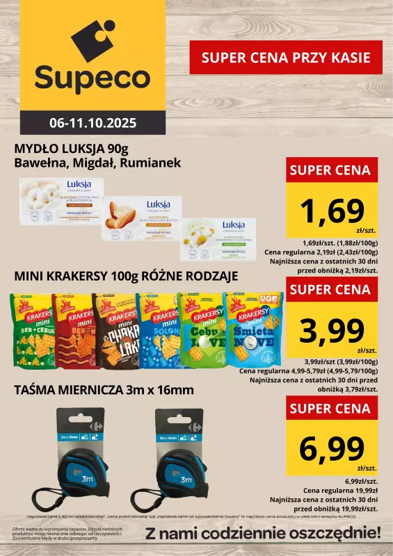 Supeco - gazetka promocyjna Oferta tygodnia od poniedziałku 06.10 do soboty 11.10 - strona 3