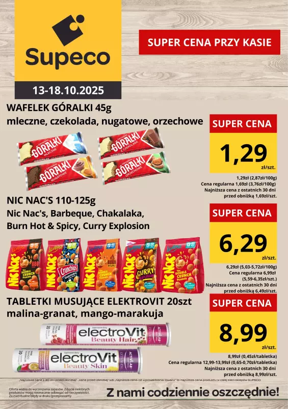 Supeco - gazetka promocyjna Oferta tygodnia od poniedziałku 13.10 do soboty 18.10 - strona 3