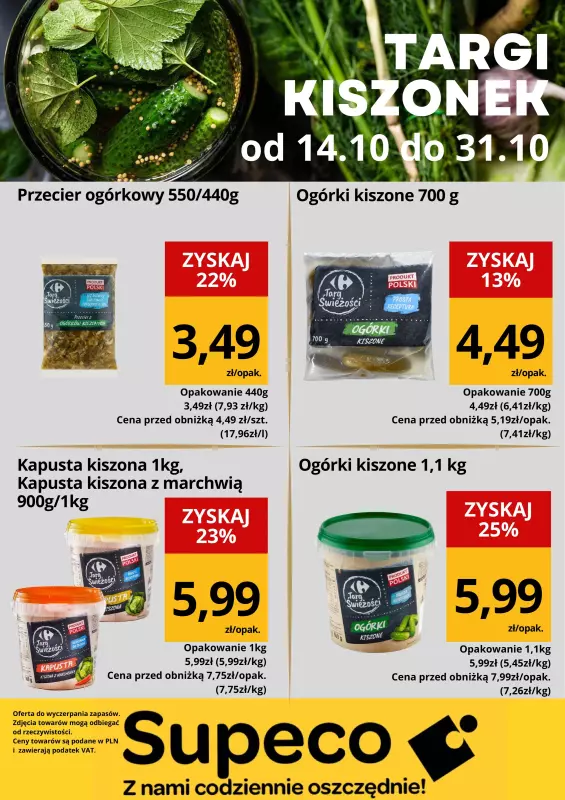 Supeco - gazetka promocyjna Targi kiszonek   - strona 2