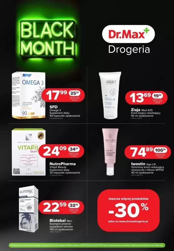 #BLACK FRIDAY - gazetka promocyjna Dr Max | Black Month od czwartku 14.11 do czwartku 21.11 - strona 6