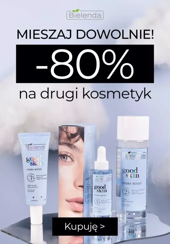 #BLACK FRIDAY - gazetka promocyjna Bielenda | -80% na drugi kosmetyk! Mieszaj dowolnie! od czwartku 14.11 do niedzieli 17.11