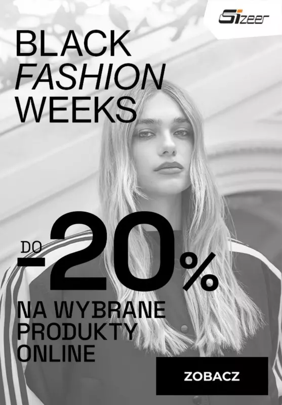 #BLACK FRIDAY - gazetka promocyjna Sizeer | Do -20% na wybrane produkty! BLACK WEEKS  