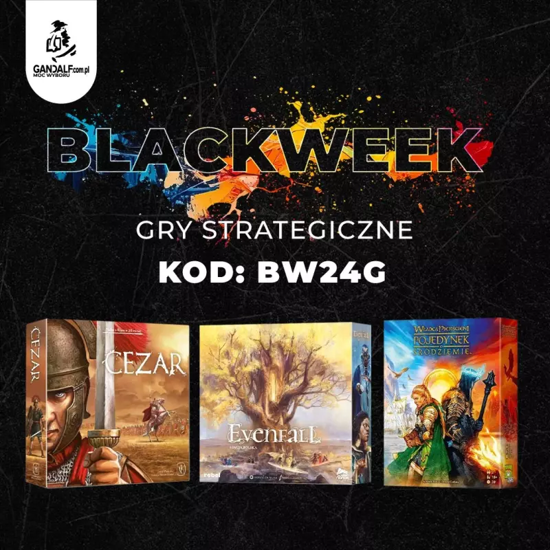 #BLACK FRIDAY - gazetka promocyjna Gandalf | Taniej z kodem: gry, klocki, książki... od czwartku 28.11 