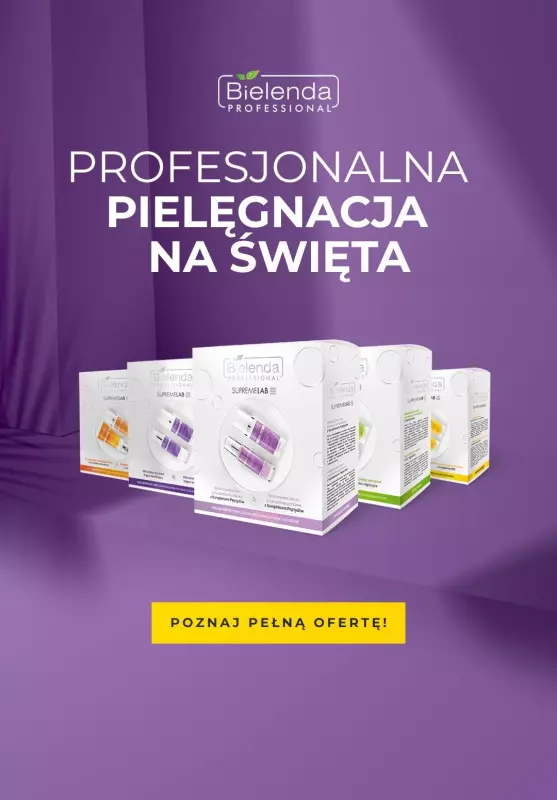 Bielenda Professional - gazetka promocyjna Kup Bielenda Professional w Drogerii Pigment od poniedziałku 15.11 do wtorku 30.11