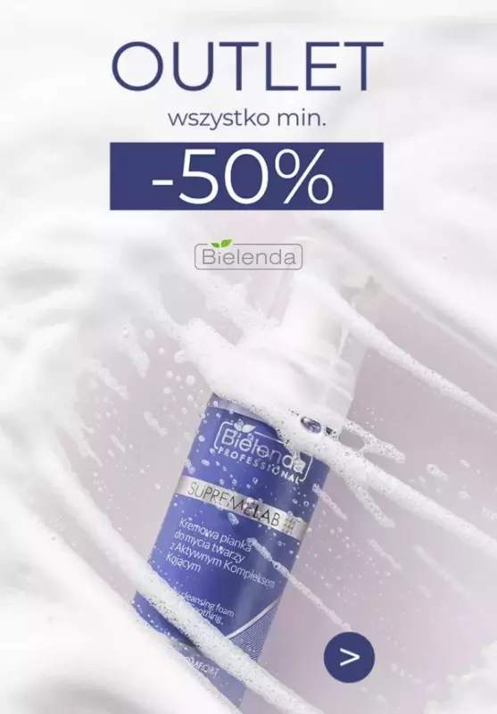 Bielenda Professional - gazetka promocyjna OUTLET - wszystko min. 50% TANIEJ od czwartku 23.01 