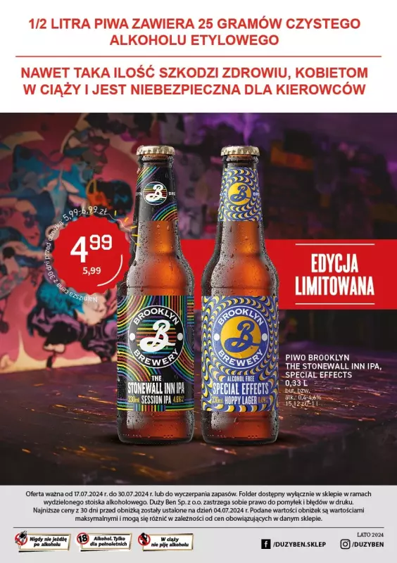 Duży Ben - gazetka promocyjna Katalog alkoholowy od środy 17.07 do wtorku 30.07 - strona 36