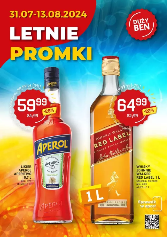 Duży Ben - gazetka promocyjna Katalog alkoholowy od piątku 02.08 do wtorku 13.08