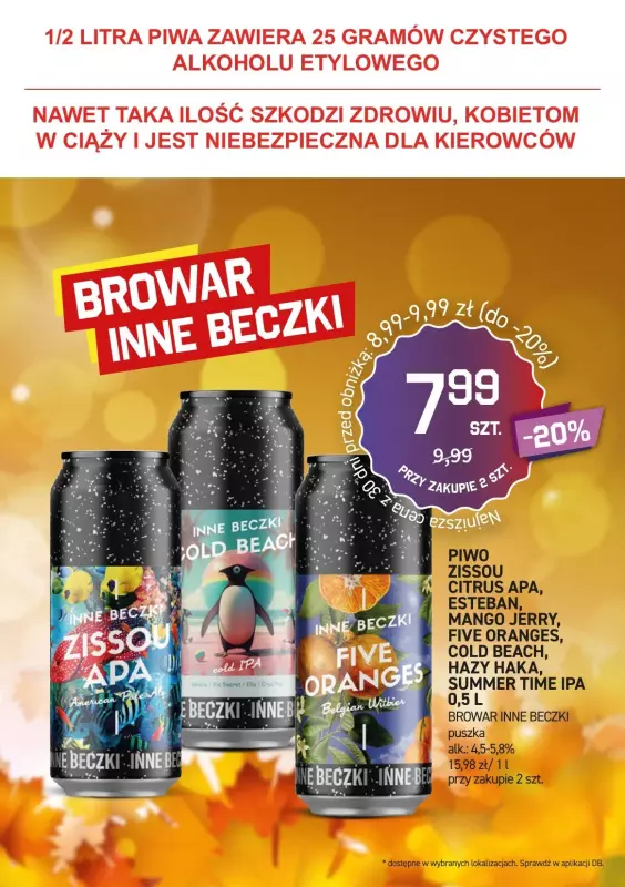 Duży Ben - gazetka promocyjna Gazetka piwna  do wtorku 05.11 - strona 15