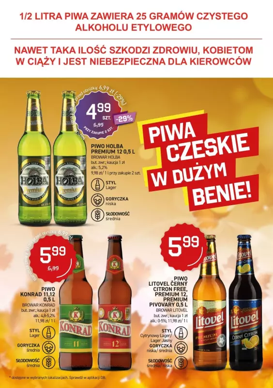 Duży Ben - gazetka promocyjna Gazetka piwna  do wtorku 05.11 - strona 12