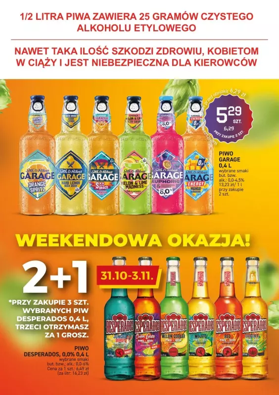 Duży Ben - gazetka promocyjna Gazetka piwna  do wtorku 05.11 - strona 10