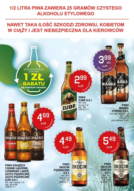 Duży Ben - gazetka promocyjna Gazetka piwna od środy 15.01 do wtorku 28.01 - strona 3