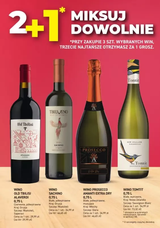 Duży Ben - gazetka promocyjna Wino 2+1 za grosz! od środy 05.03 do wtorku 25.03 - strona 2