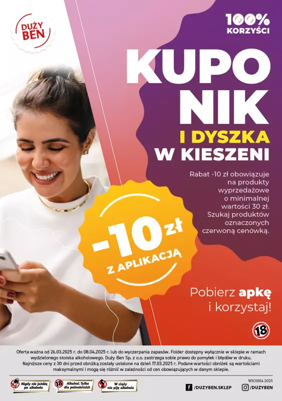 Duży Ben - gazetka promocyjna Gazetka piwna od środy 26.03 do wtorku 08.04 - strona 22