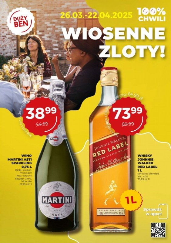 Duży Ben - gazetka promocyjna Gazetka alkoholowa od środy 26.03 do wtorku 22.04