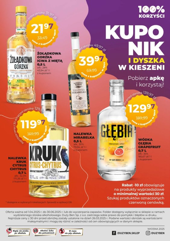 Duży Ben - gazetka promocyjna Gazetka od czwartku 03.04 do poniedziałku 30.06 - strona 5