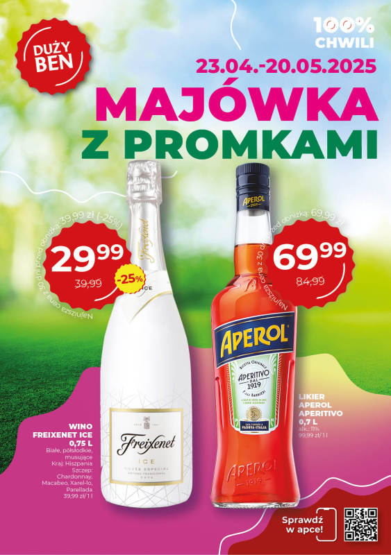 Duży Ben - gazetka promocyjna Gazetka alkoholowa od piątku 25.04 do wtorku 20.05