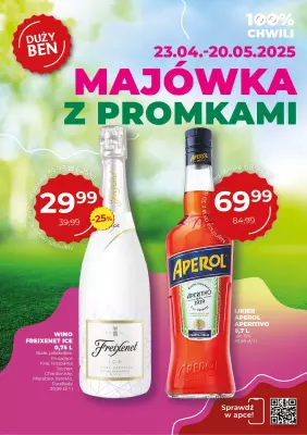 Duży Ben - gazetka promocyjna Gazetka alkoholowa od piątku 25.04 do wtorku 20.05