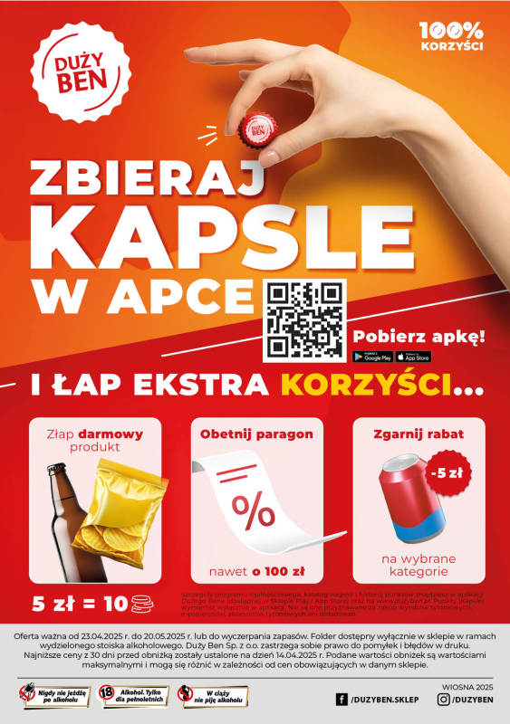 Duży Ben - gazetka promocyjna Gazetka alkoholowa od piątku 25.04 do wtorku 20.05 - strona 30