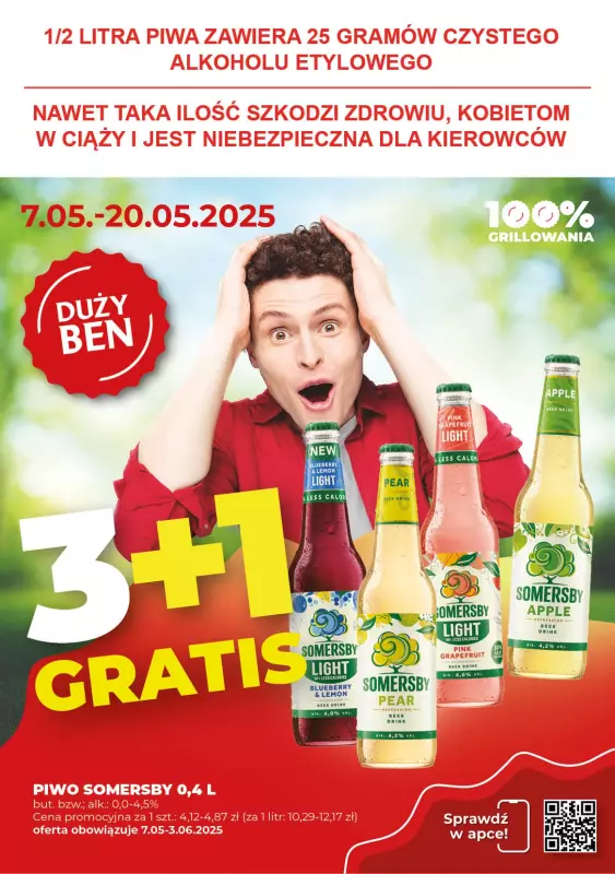 Duży Ben - gazetka promocyjna Gazetka piwna od środy 07.05 do wtorku 20.05