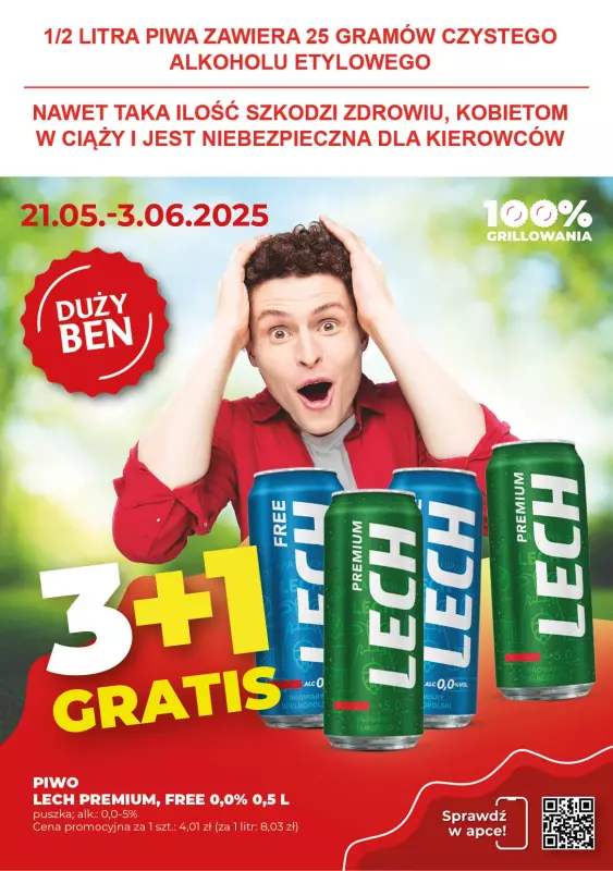 Duży Ben - gazetka promocyjna Gazetka piwna od środy 21.05 do wtorku 03.06