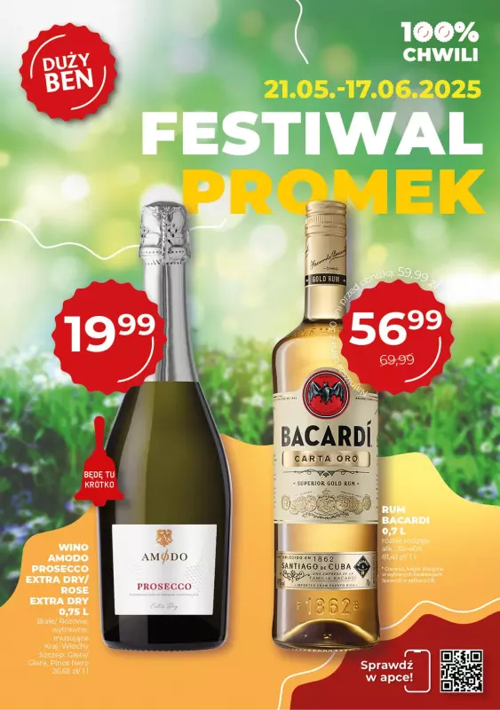 Duży Ben - gazetka promocyjna Gazetka alkoholowa od środy 21.05 do wtorku 17.06