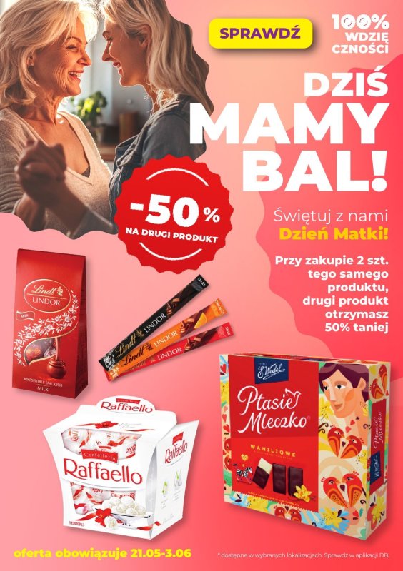 Duży Ben - gazetka promocyjna -50% na drugi produkt! od czwartku 22.05 do wtorku 03.06